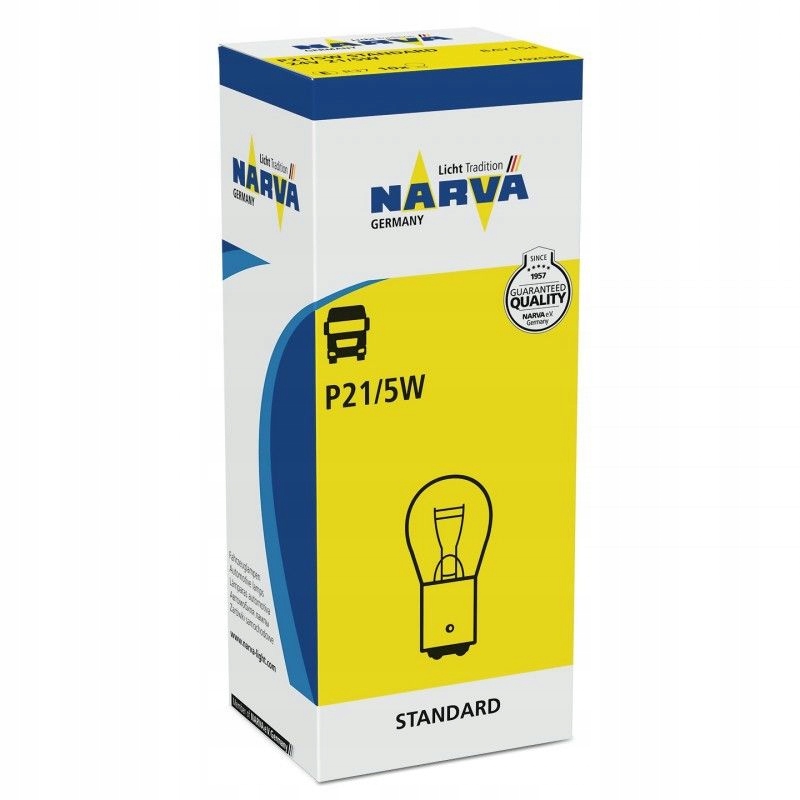 

Narva P21/5W Żarówka Standard 24V 17925 10szt