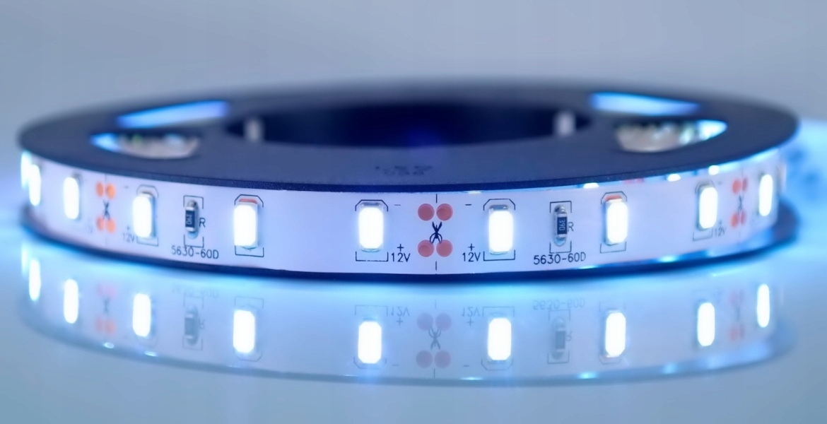 Oświetlenie LED 300D 5630 mocna ZIMNA biel 1.5m Marka Led rigid