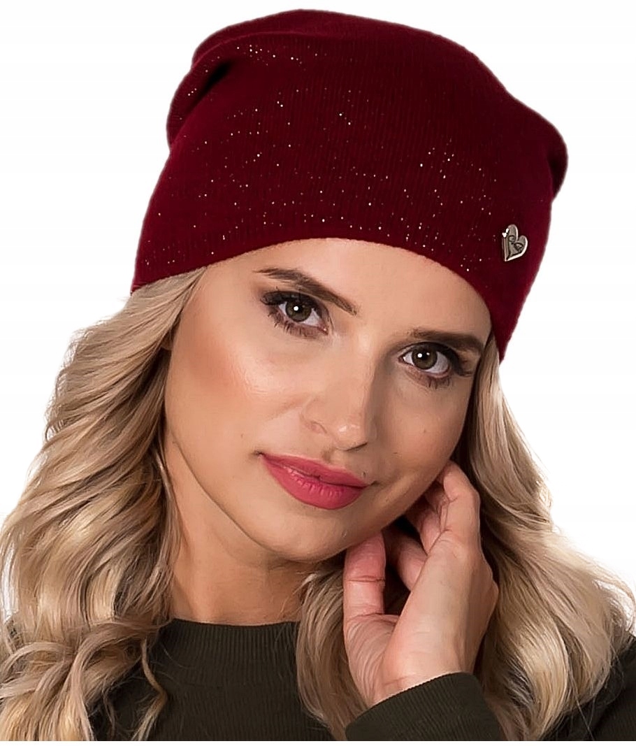 

Modna damska Czapka z nicią Silver Kolory v2
