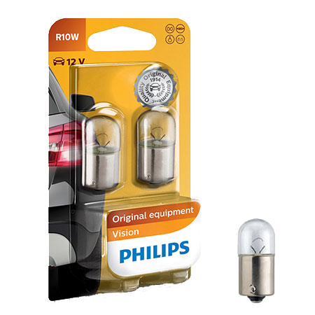 

Philips Żarówki R10W Vision +30% więcej światła