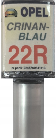 

Opel 22R Crinanblau Lakier Zaprawka Do Rys Ara