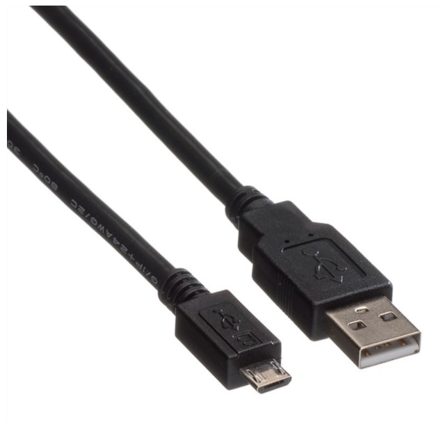 KABEL USB 2.0, A - MICRO USB, 3.0M CZARNY, TELEFON Stan opakowania oryginalne