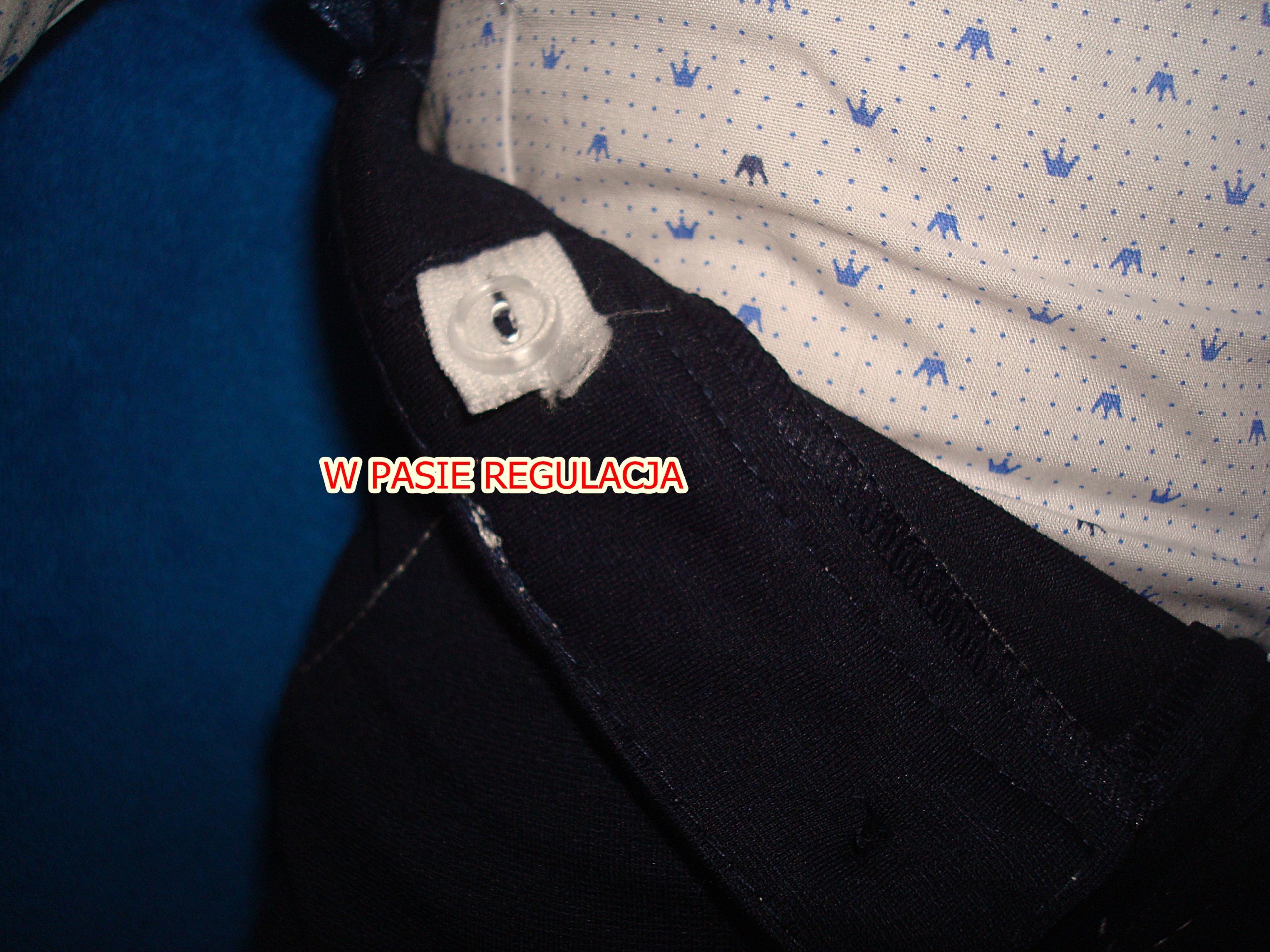 WIOSNA KOMPLET KURTKA UBRANKO/CHRZEST/BAWEŁNA/80 Kolor niebieski