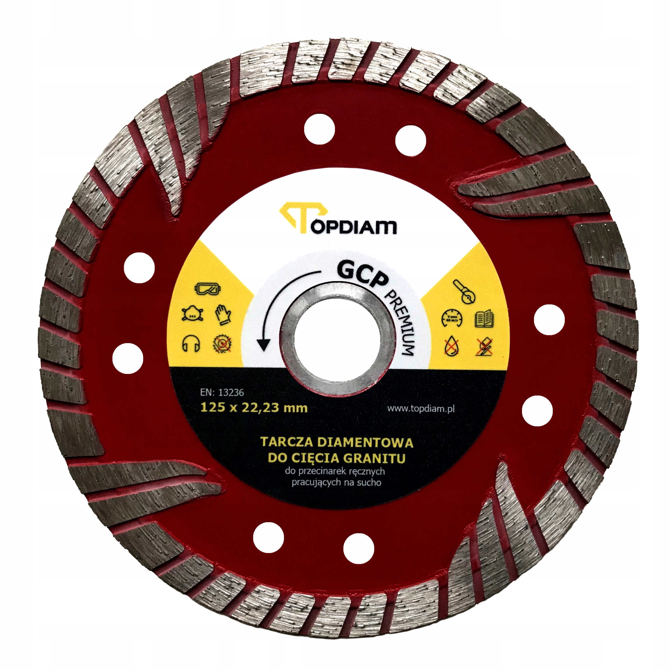 

Tarcza Diamentowa Do Granitu Topdiam Gcp 230MM M14