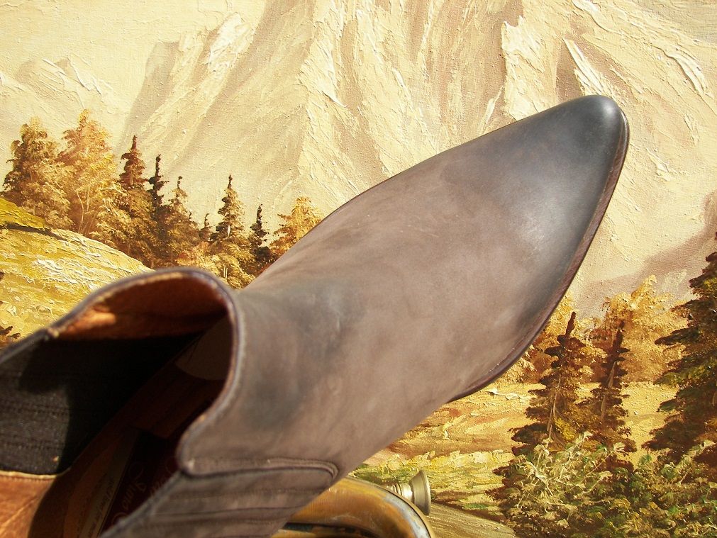 KOWBOJKI WZUWANE WYSOKIE PODBICIE WYGODNE SKÓRA NATURALNA NUBUK 40 bkw Model 2569S 08A