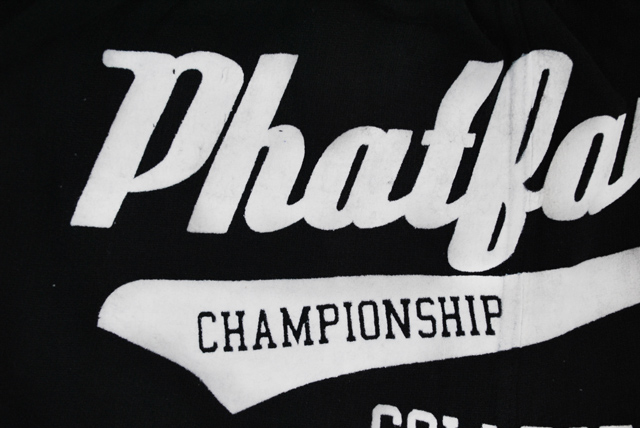 Dresy PHAT FARM Spodnie Dresowe Logo Print Blk L Marka inna