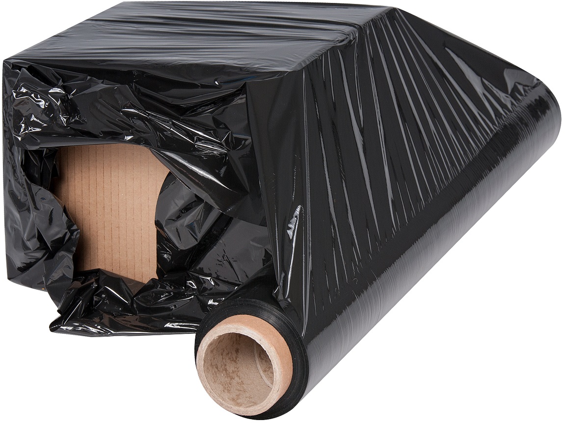 1,5kg FOLIA STRETCH STRECZ OCHRONNA CZARNA 1szt Marka bez marki