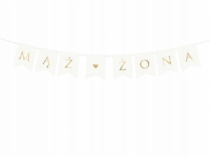 

Baner weselny Mąż & Żona dekoracje ślubne ślub