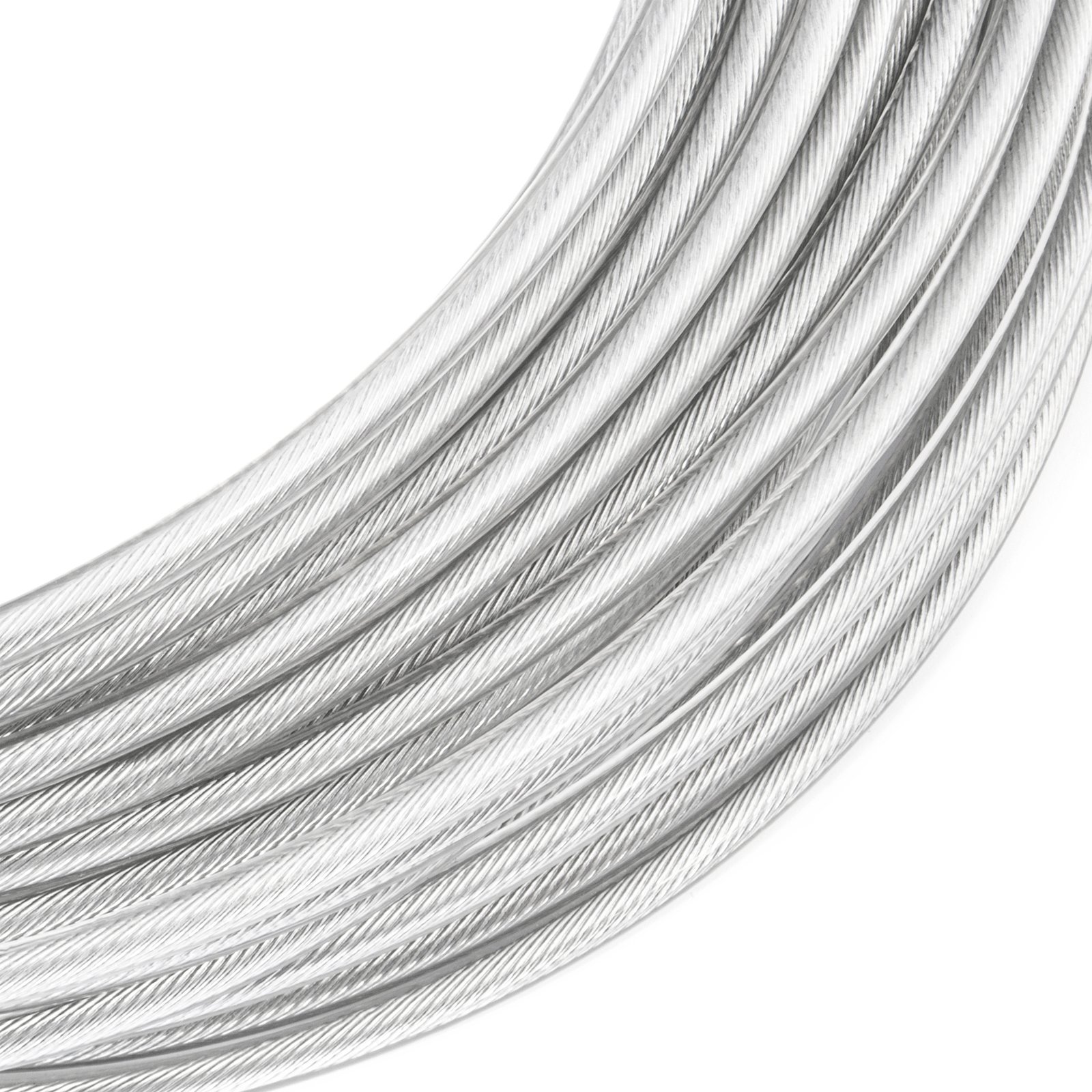 

Lina linka stalowa Pcv bezbarwna 1/2mm 1x7 1mb