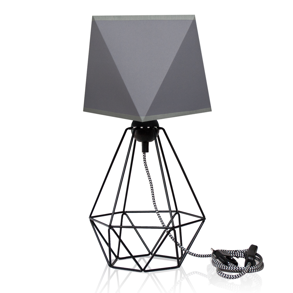 Lampa / Lampka DIAMOND 3D stołowa nocna mozna LED Zasilanie sieciowe