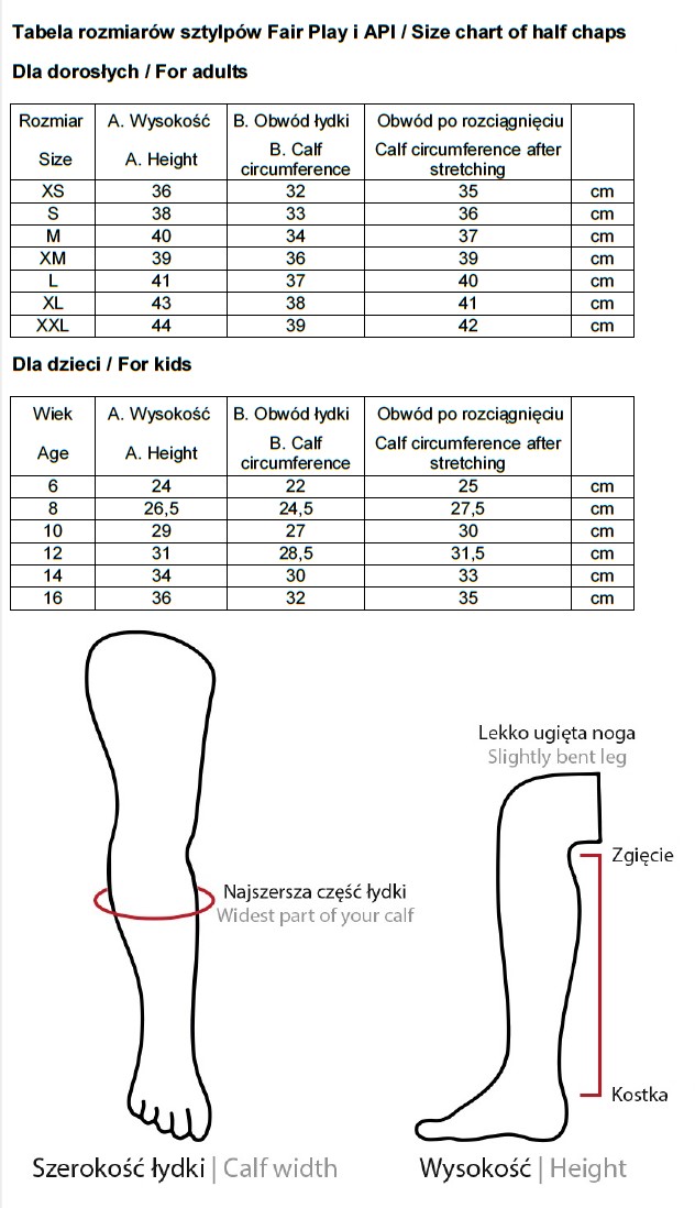 Czapsy Sztylpy skóra FAIR PLAY STANDARD czarne XXL Marka FP