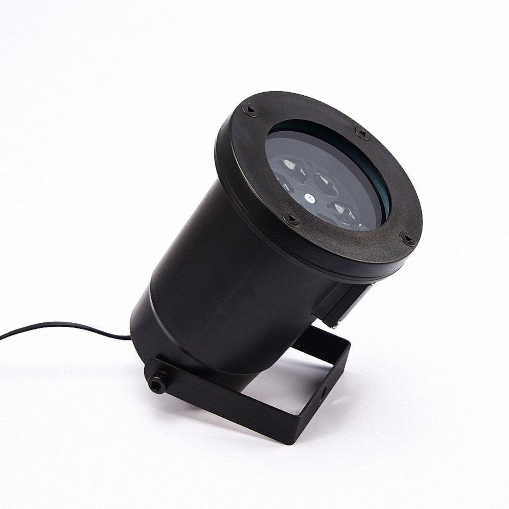 PROJEKTOR LASEROWY RZUTNIK LED PŁATKI ŚNIEGU KOLOR Moc 10 W