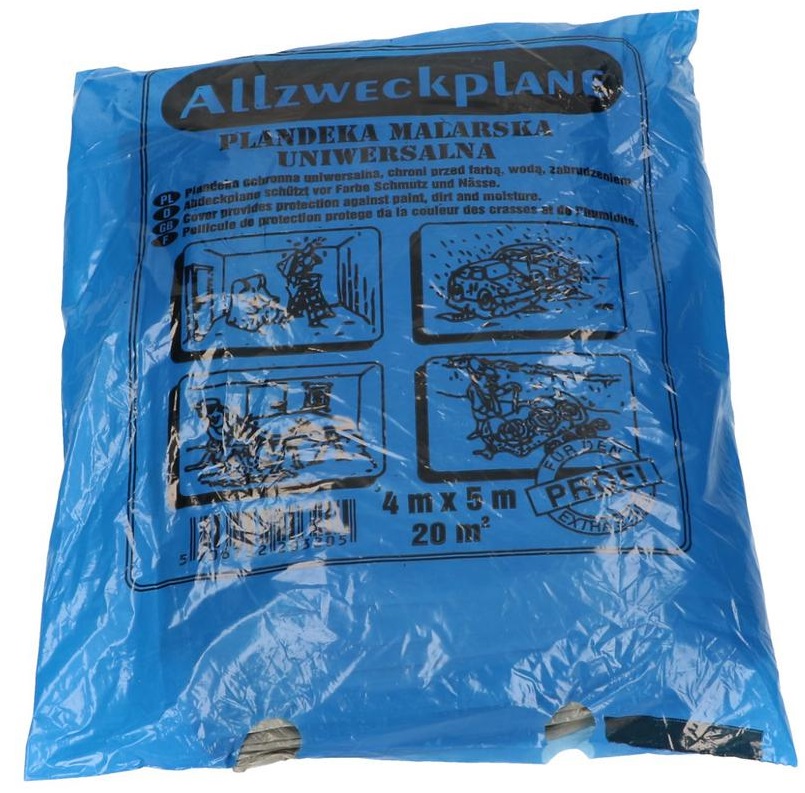 Hrubá Ochranná Stavebná Maliarska Fólia 100 Ks