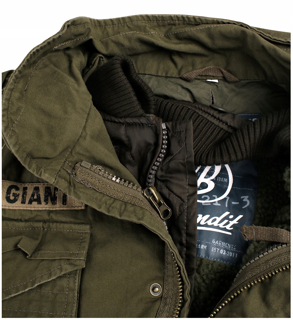 KURTKA MĘSKA WOJSKOWA BRANDIT M65 GIANT PARKA 3w1 OLIVE 6XL Rodzaj parka