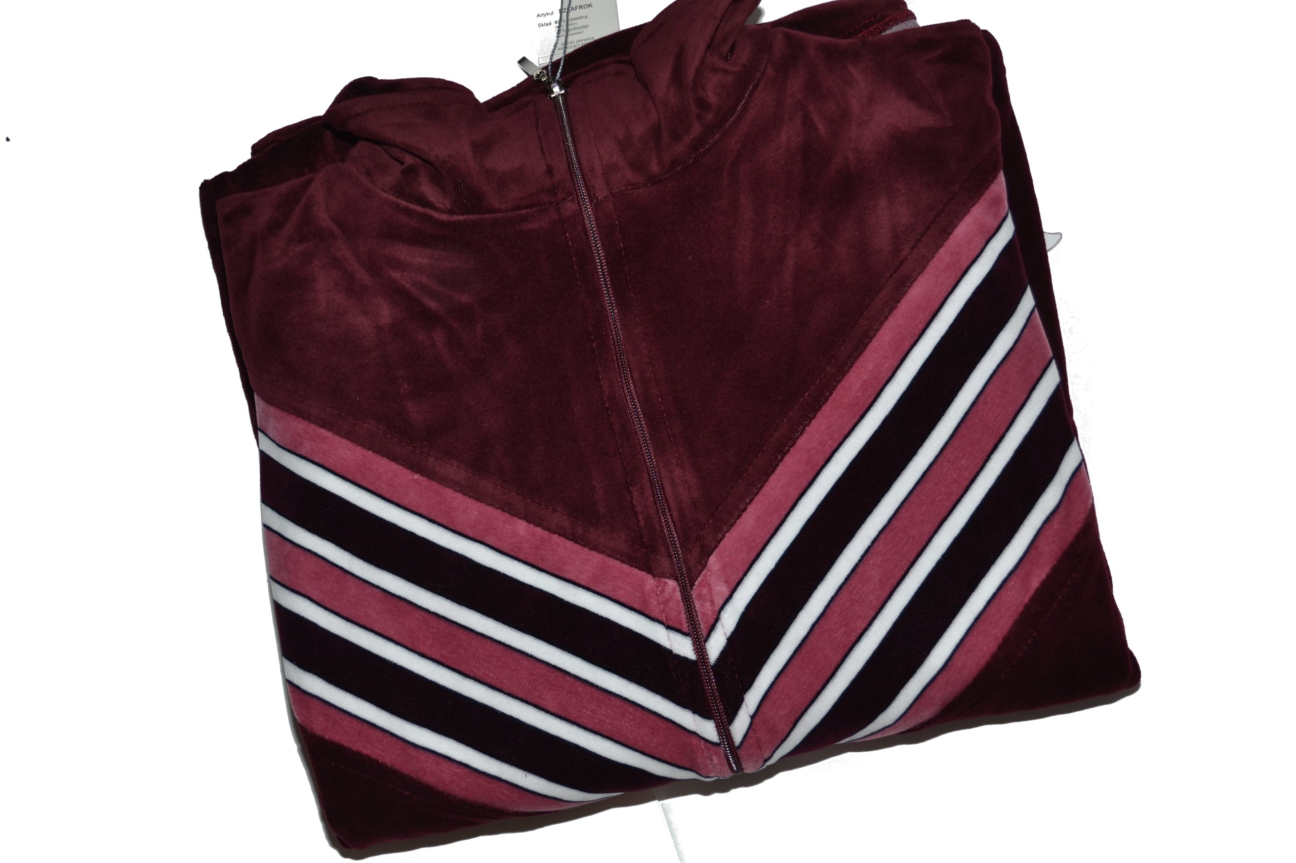 Teplákovka v Velurovém Víně XXXXL 54 56 4xl bordový polský výrobce