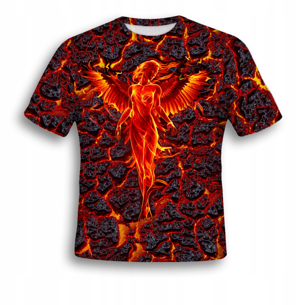 

Koszulka Fullprint T-shirt Fire Angel S Orginalna