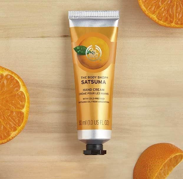 THE BODY SHOP SATSUMA HAND CREAM Krem do rąk Mandarynka 30 ml EAN (GTIN) 5028197965112