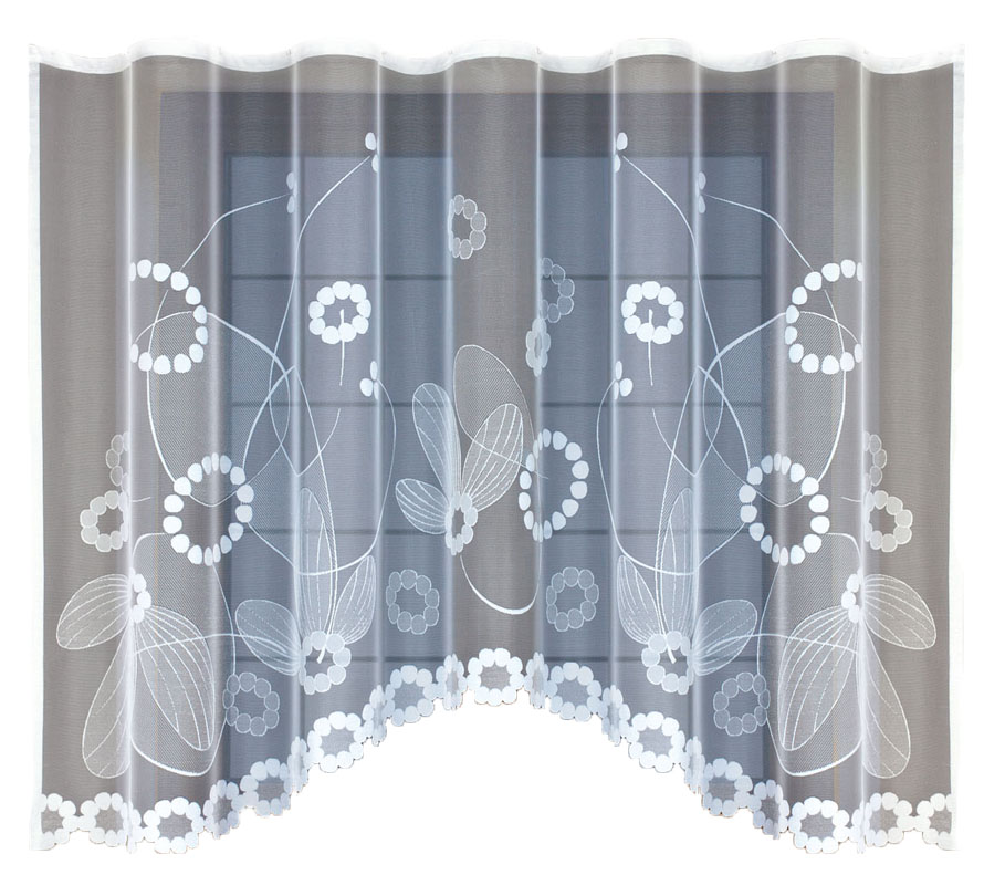 

!biała Firanka Żakardowa 21932 Wymiary 160x450 CM