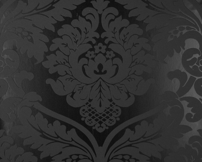 

Czarna Tapeta Ścienna Glamour Ornament