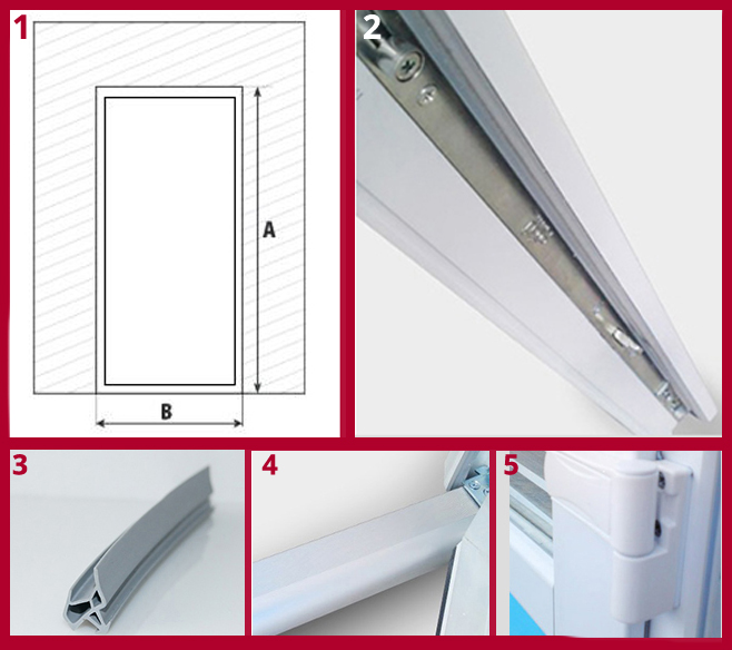 DRZWI ZEWNĘTRZNE PCV BIAŁE 160x210 DWUSKRZYDŁOWE Kod producenta PCV