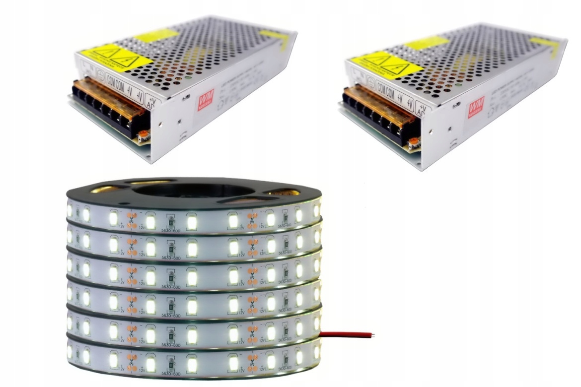 

Zestaw taśma Led 300 Smd IP20 5630 Naturalna 30m