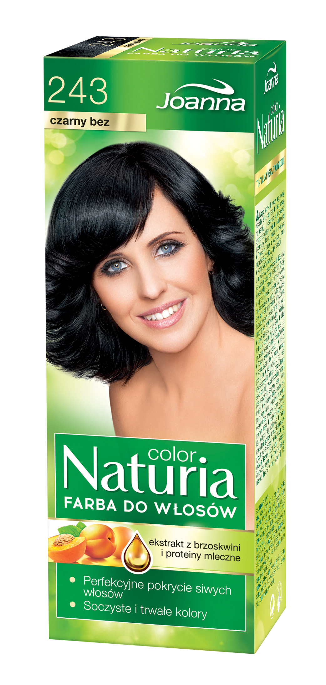 

Joanna Naturia farba do włosów 243 Czarny Bez
