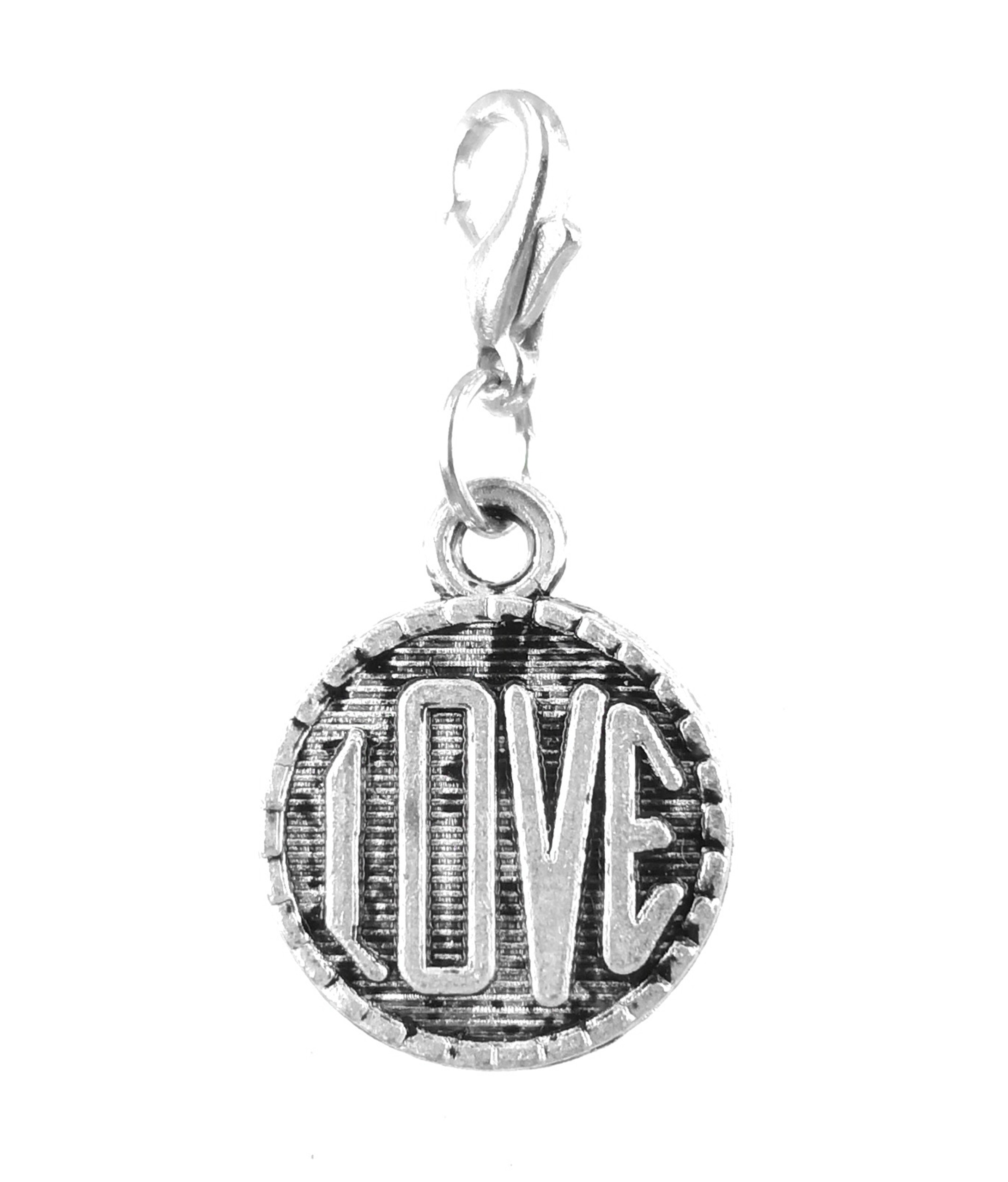 

Zawieszka do bransoletek charms love miłość koło