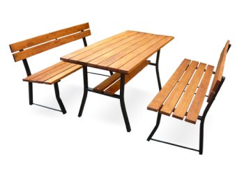 Stół ogrodowy s7 stalowe nogi, blat na ramce Masiv Kod producenta stółstl7