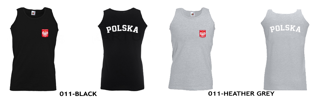 KOSZULKA ATHLETIC - POLSKA FRUIT OF THE LOOM XL Dekolt okrągły