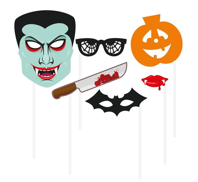 Akcesoria tabliczki do zdjęć fotobudki Halloween
