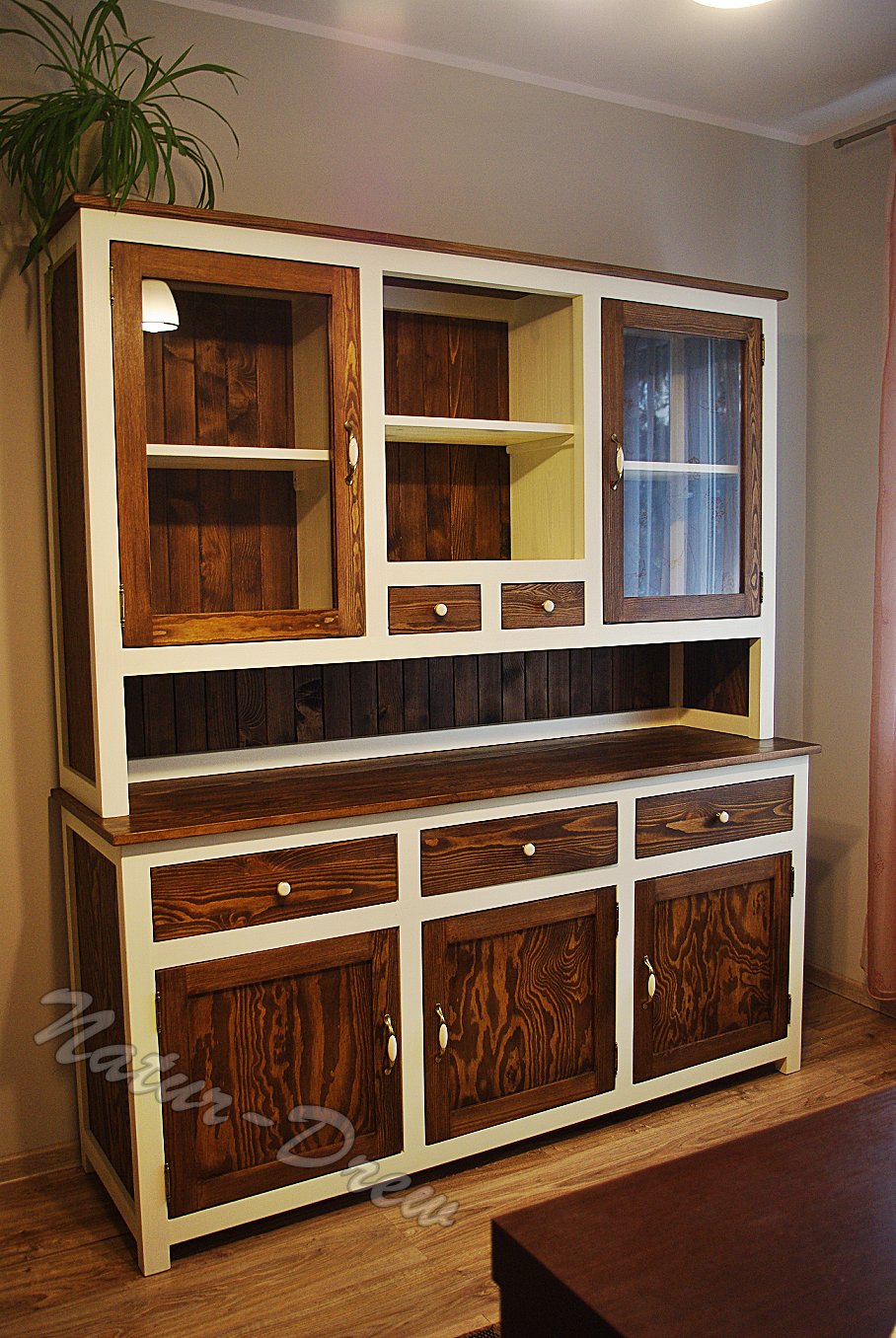 Drewniany Kredens do Kuchni,Salonu,Retro 4 NOWOŚĆ Kolory do wyboru Kod producenta retro 4