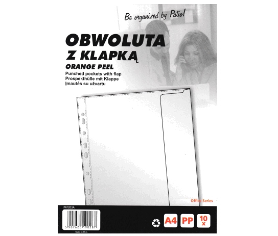 OBWOLUTA A-4 Z KLAPKĄ - komplet 10 sztuk