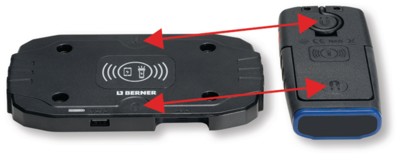 LATARKA Z INDUKCYJNYM LADOWANIEM BERNER Producent code 367173