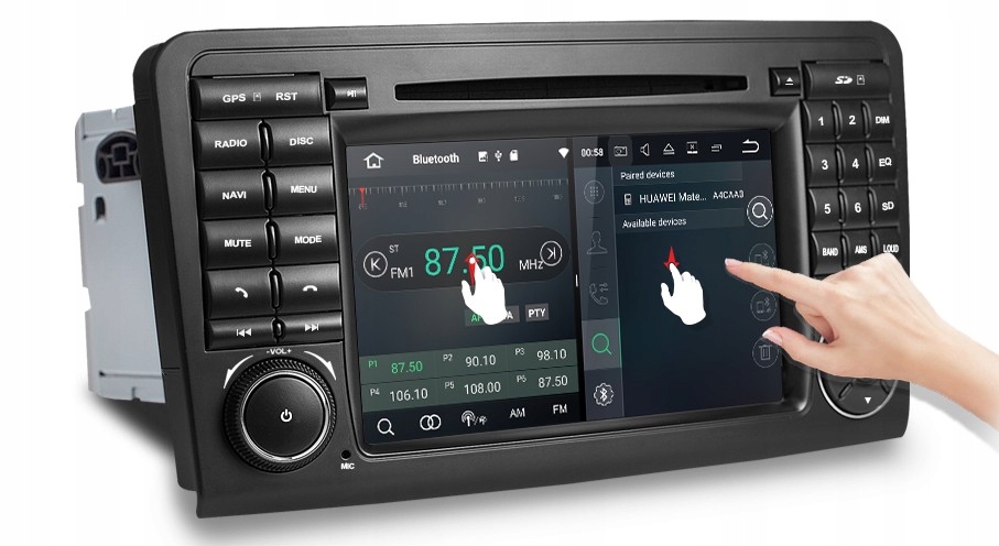 Radio ANDROID 11 MERCEDES ML W164 M GL ML50 GPS WiF EAN (GTIN) 4718308123364