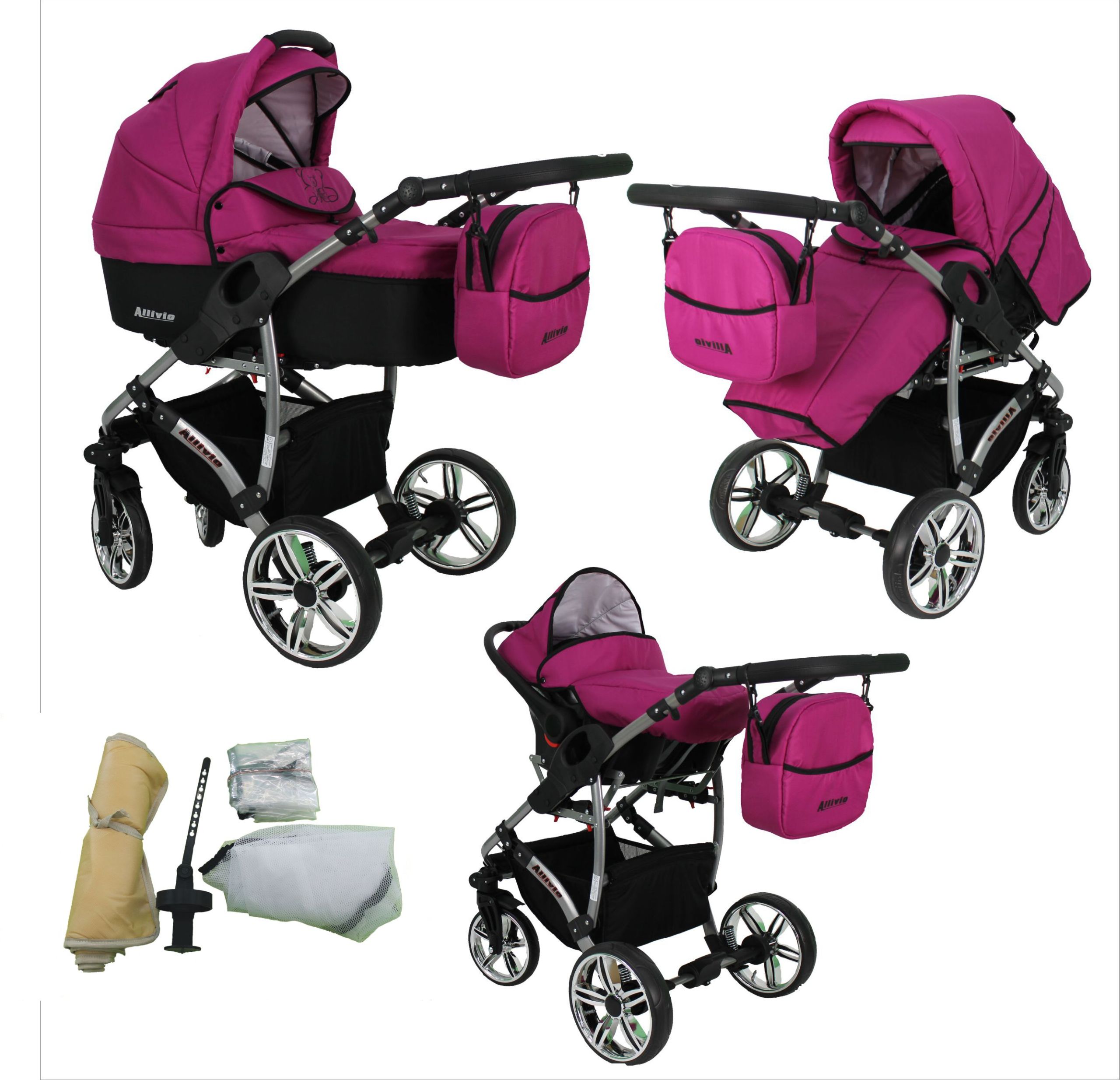 Allivio Eco Gondola Spacerówka +fotelik 3W1 Gratisy Karex