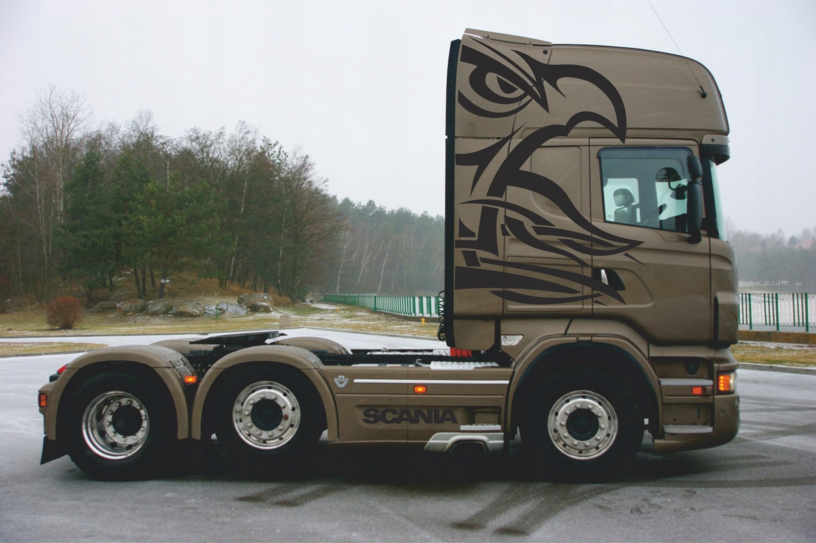 NAKLEJKI NAKLEJKA SCANIA R TOPLINE HIGHLINE WZOR10 EAN 45200687