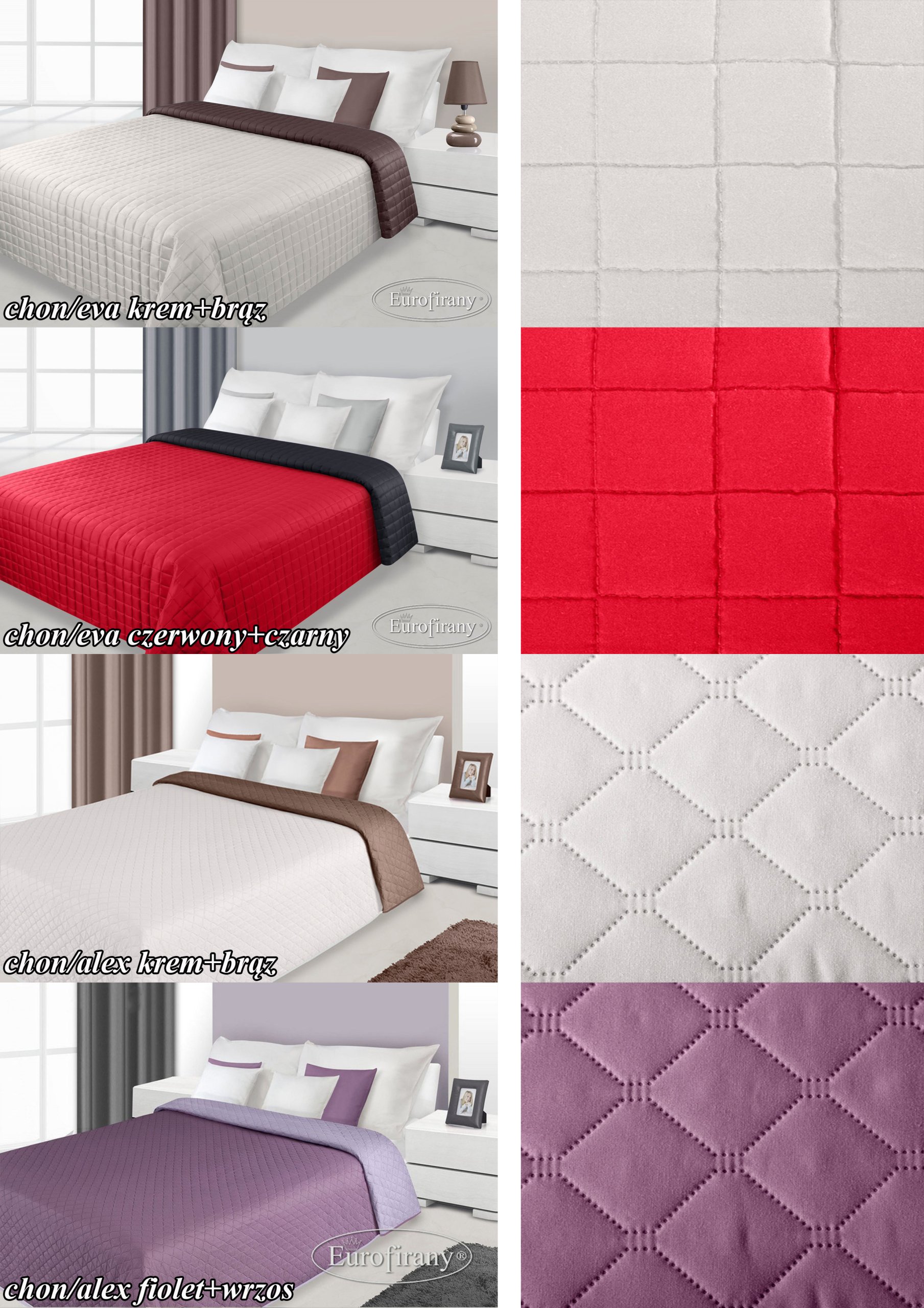 NARZUTA DWUSTRONNA 70x150 EUROFIRANY EVA ALEX Marka Eurofirany