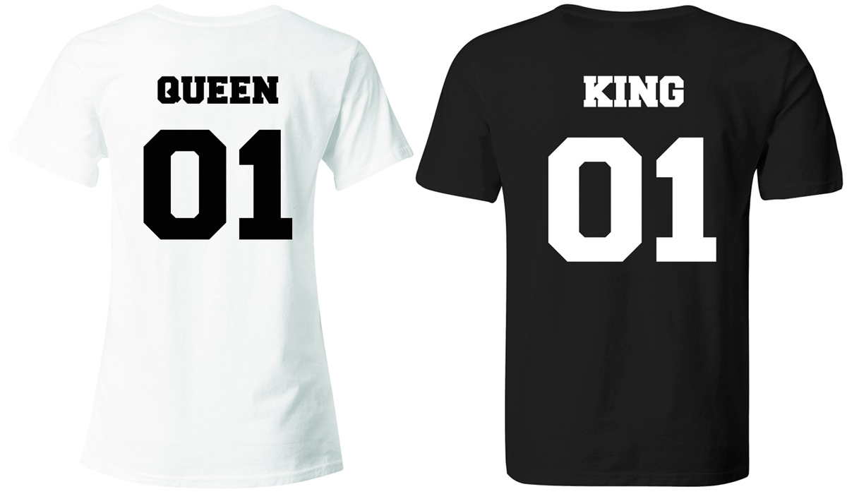 

Koszulki Dla Par King Queen Na Walentynki