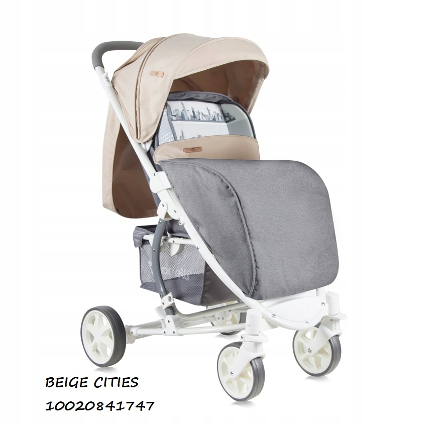 BERTONI LORELLI - Wózek spacerowy S300 + pokrowiec Liczba kół 4