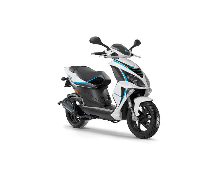 Piaggio NRG Power наклейки шпон білий 2016