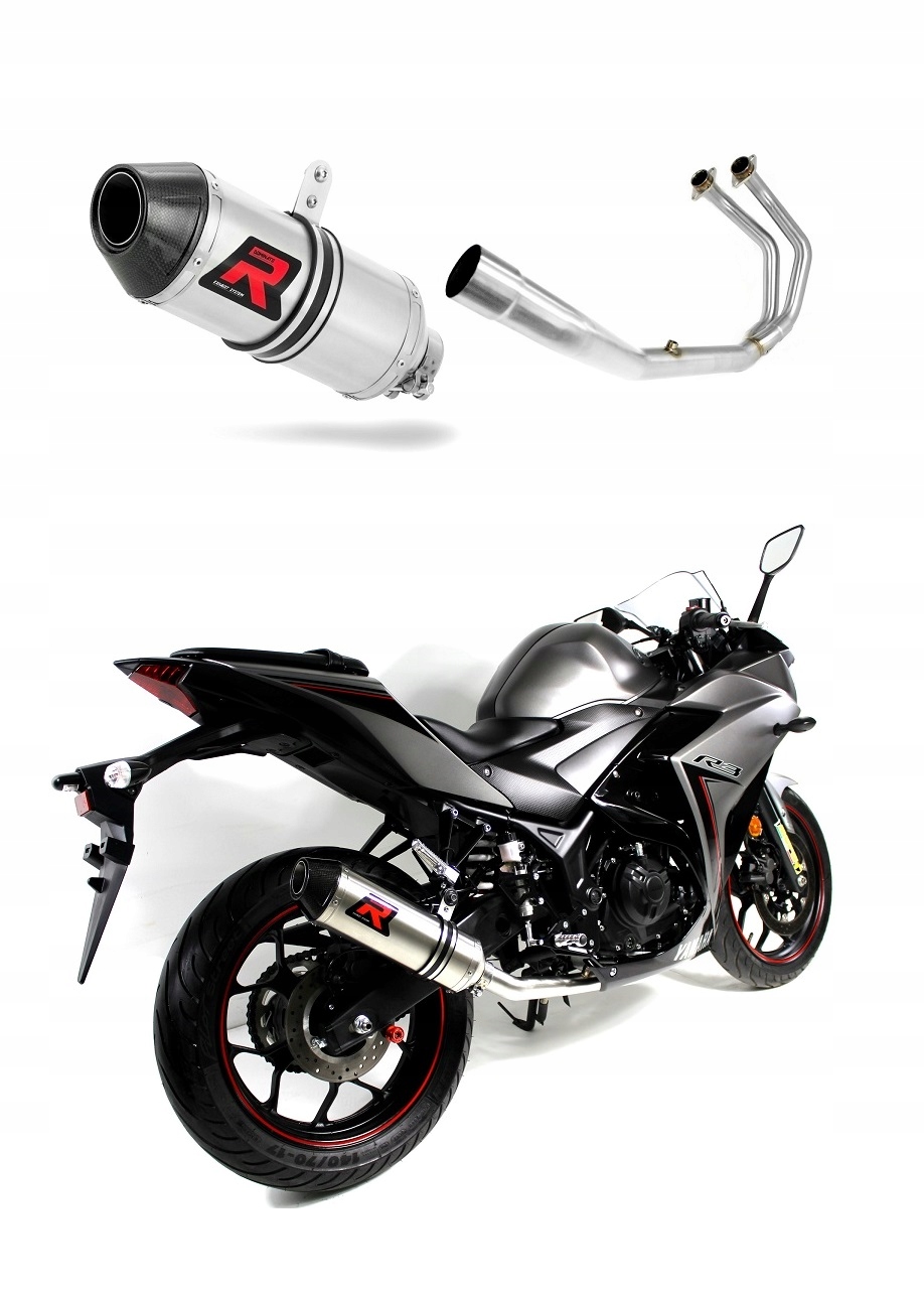 YA070DD - выхлоп Dominator HP3 + коллектор YZF-R3 300 15-17