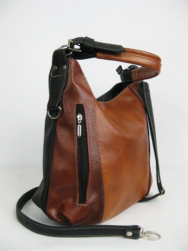 TOREBKA ZE SKÓRY LISTONOSZKA NA RAMIĘ - SKÓRZANA Płeć kobieta