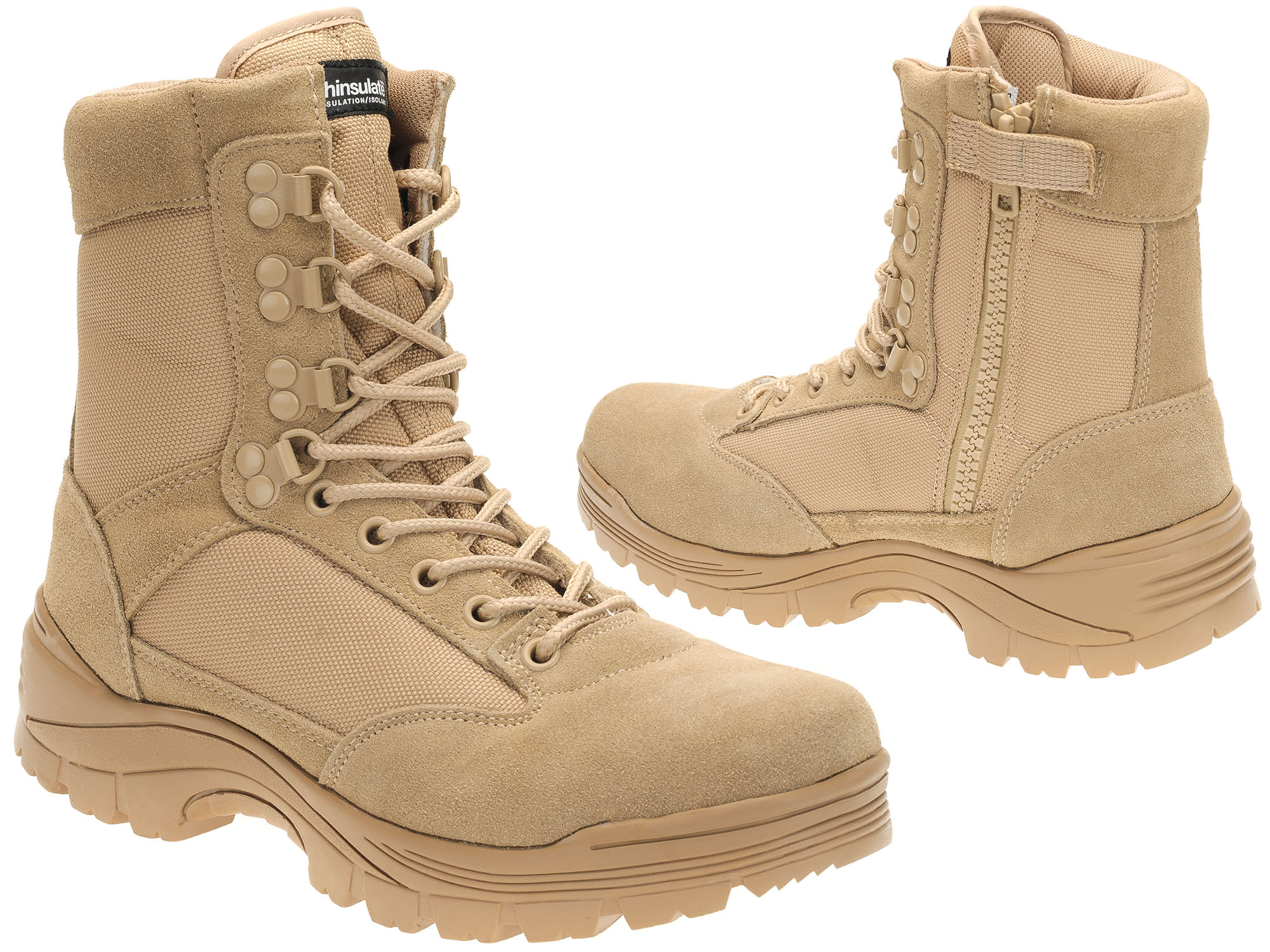 

Buty Taktyczne Thinsulate 3M zamek Ykk Khaki 46