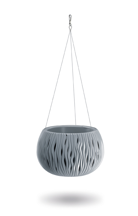 

Doniczka wisząca Sandy Bowl Ws DSK290WS, szara