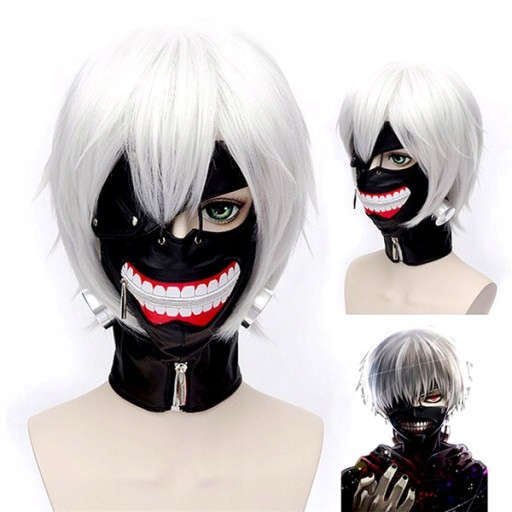 MASKA TOKYO GHOUL Cosplay Kaneki Ken Kostium Anime Marka inny