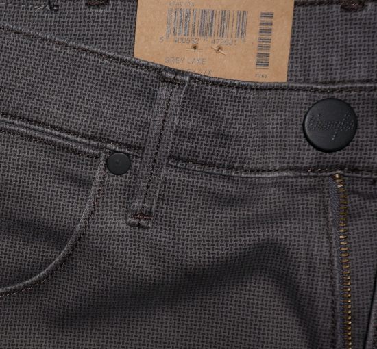 WRANGLER ARIZONA szare regular proste GREY Fason proste