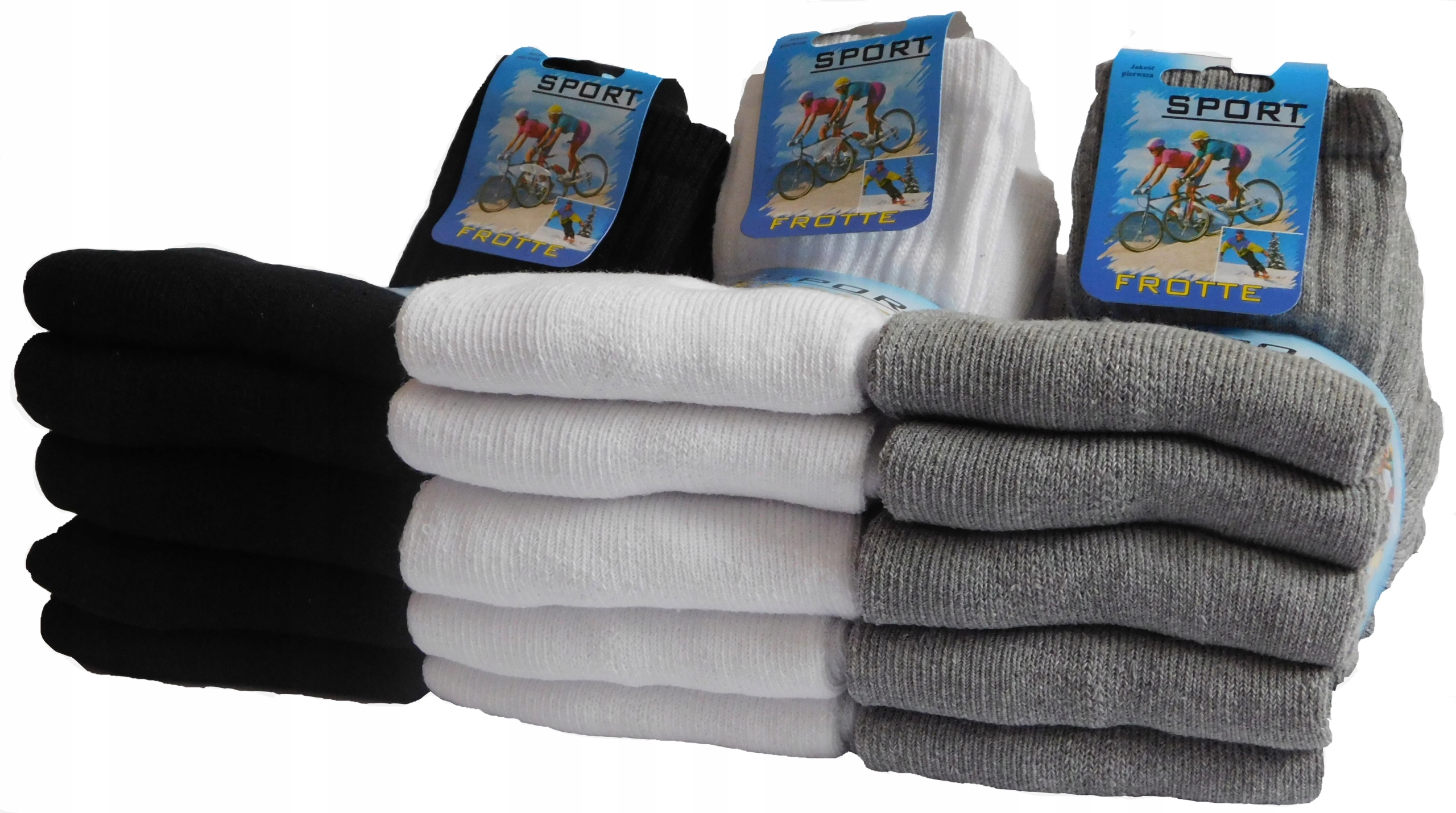 

Skarpety Frota Frotte Polskie 43-46 15 Par Męskie
