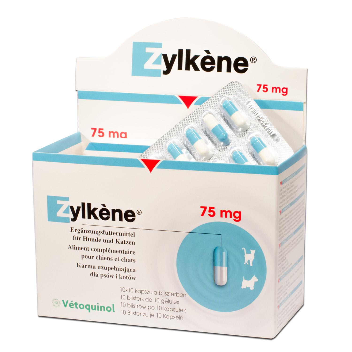 

Zylkene 75mg 10kaps Na Lęk Dla Psa,kota Od Lek.wet