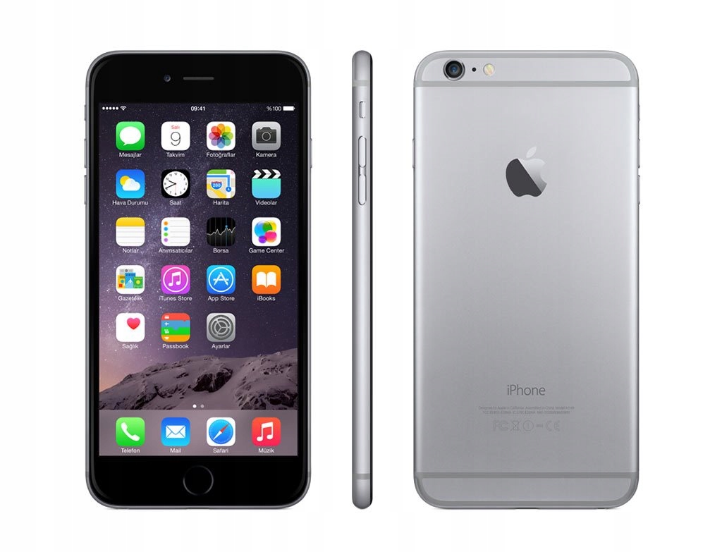Телефон iPhone 6 PLUS 128GB SPACE GRAY цвет серый