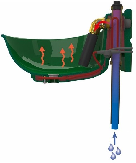 POIDŁO HP20 PODGRZEWANE DLA BYDŁA KONI 24V / 31W Kod producenta 10-2395